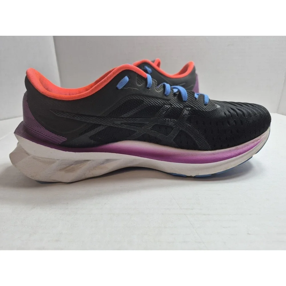 ASICS Novablast Women's 7.5‎ Running Shoes Black Blue Purple 1012A584 OG